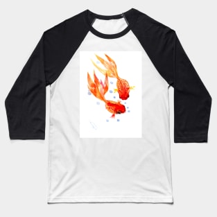 Goldfish Children Artwork Baseball T-Shirt